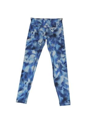 lululemon athletica Blue Abstract Print Leggings